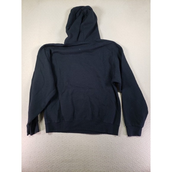 Wall Street Bull Hoodie Men Medium Black Stock Market New‎ York Print Pullover - Picture 9 of 10